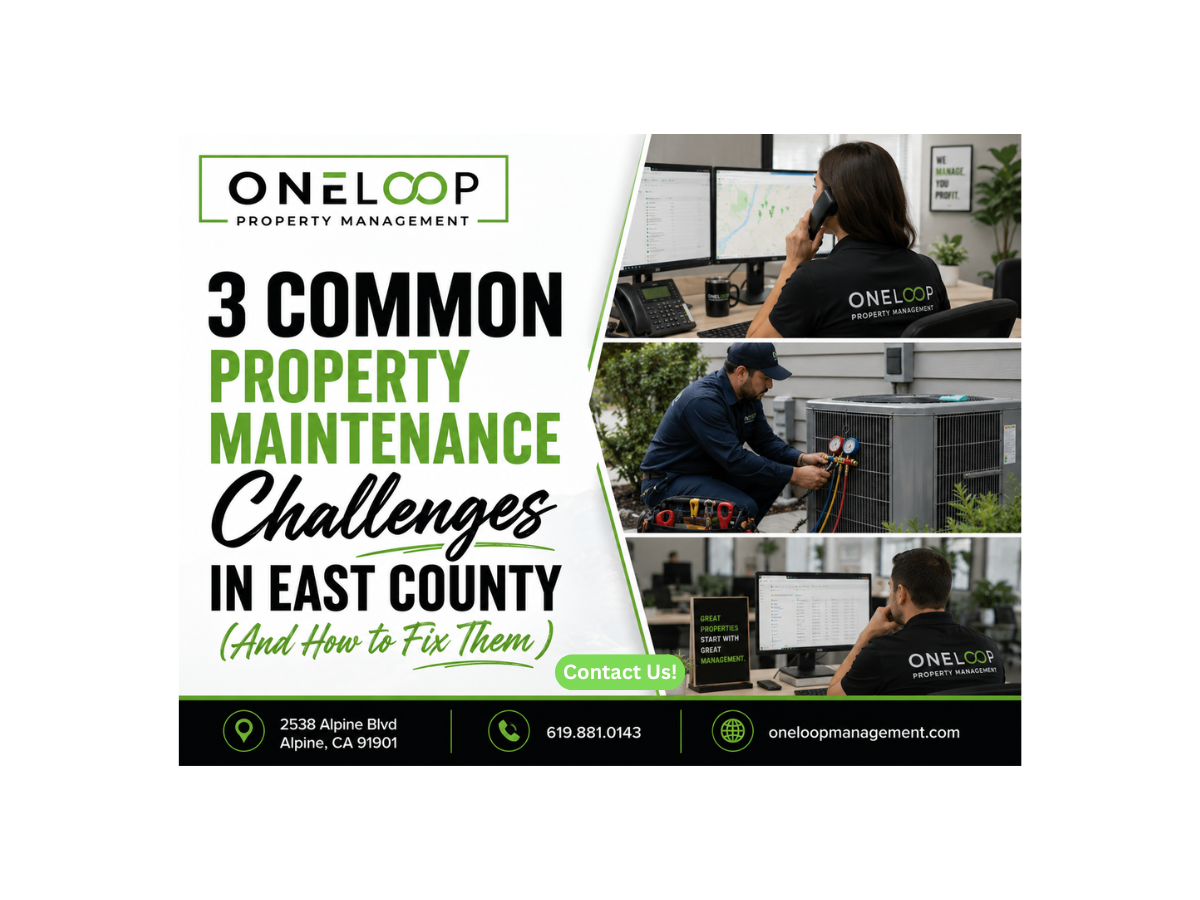 3 Common Property Maintenance Challenges in East County (And How to Fix Them)